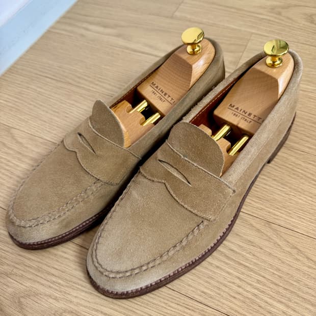 알든 스웨이드 로퍼 Alden 6244F 8.5