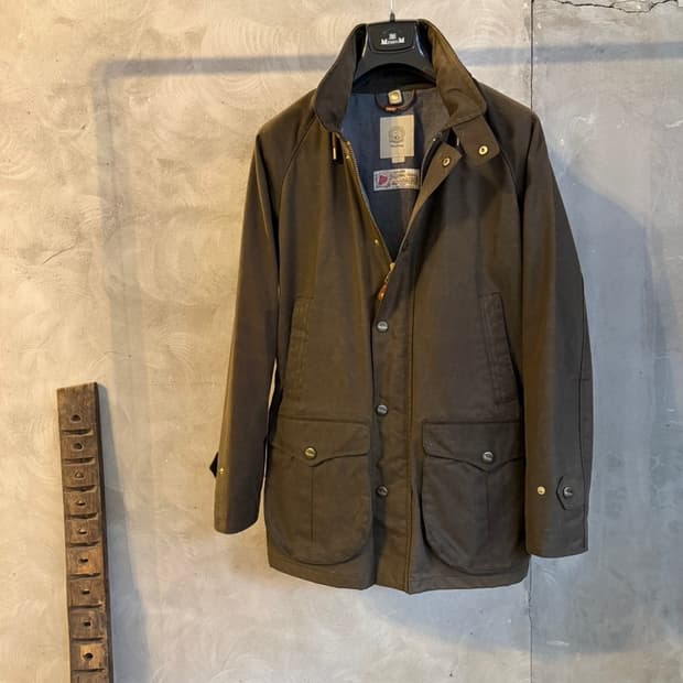 바스통 왁스코팅 아웃도어 자켓 남성 100-105