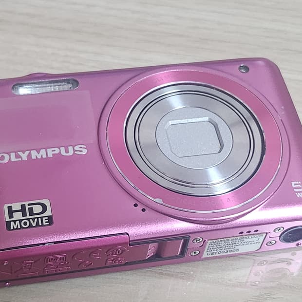 OLYMPUS VG-130 올림푸스 핑크 빈티지디카