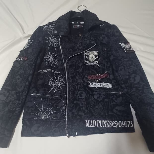 매드펑크 madpunk 라이더 재킷