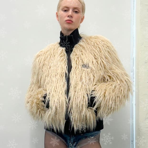 (새상품) 스컬프터 폭스 퍼자켓