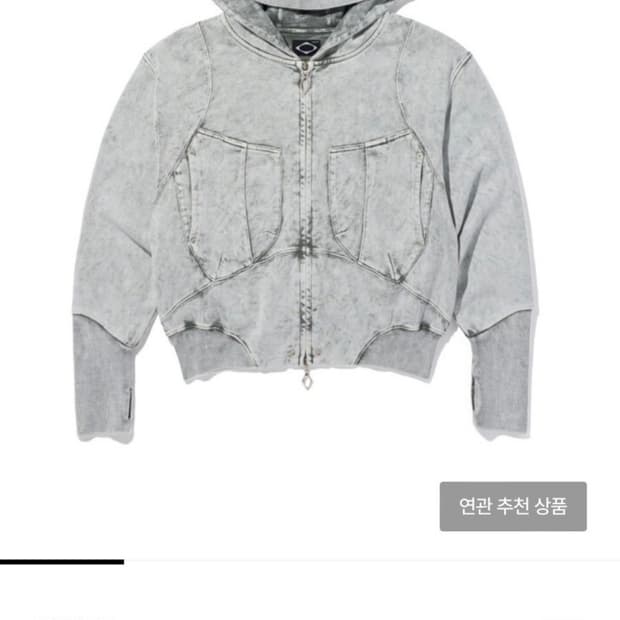 미스치프 빅포켓 블리치드 후디 후드집업