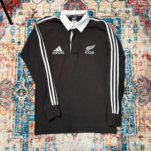 [M] 00s 아디다스 뉴질랜드 all blacks 럭비티