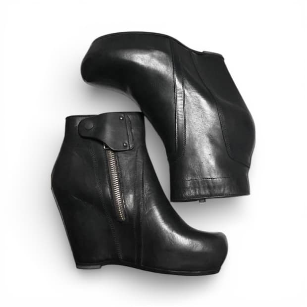 릭오웬스 웨지힐 부츠 38 새상품