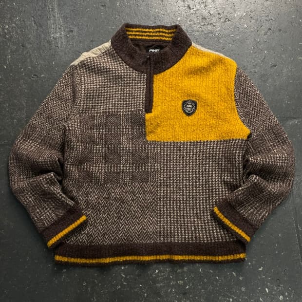 100 핑 방풍 니트