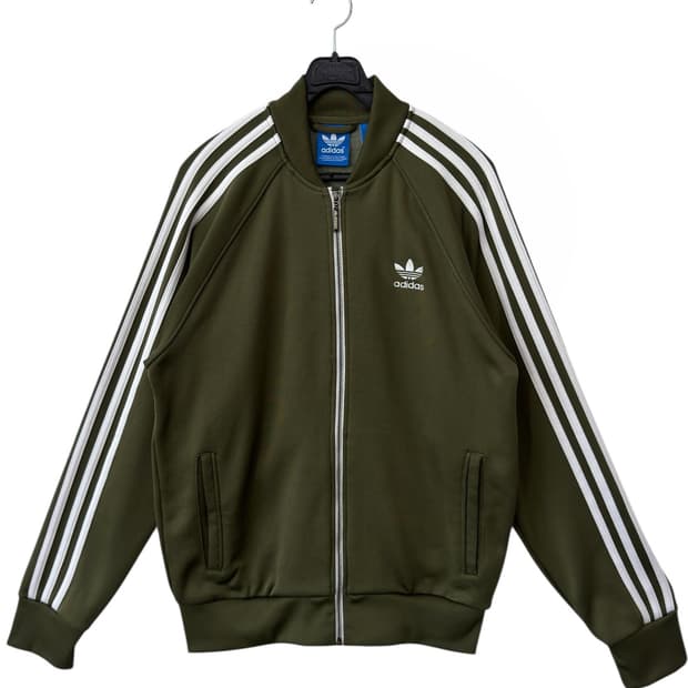 아디다스 트랙탑 져지 카키