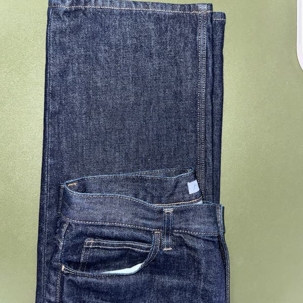 유니클로 JWA 스트레이트진 68 blue 32사이즈