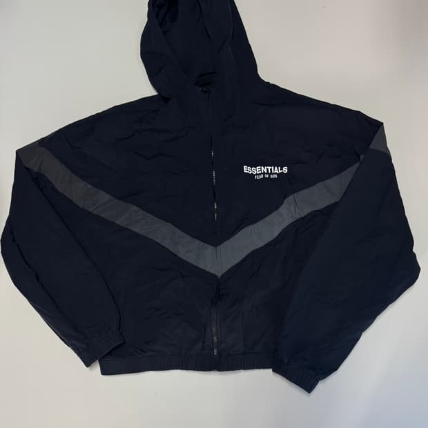 정품!! 피어오브갓 리플렉티브 오버핏 후드 크롭 바람막이