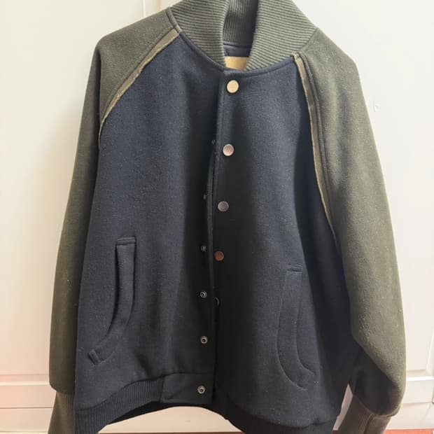 마뗑킴 스타디움 바시티 퀼팅 점퍼