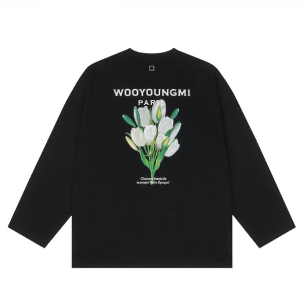 [48] 우영미 플라워 백로고 롱슬리브