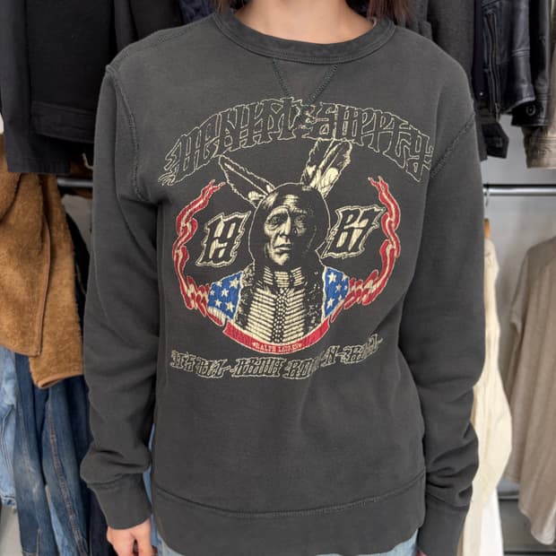 Denim & Supply Ralph Lauren 인디언 그래픽 크루넥 