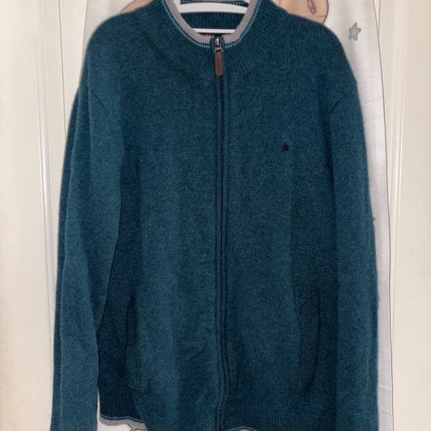 빈티지 니트 집업