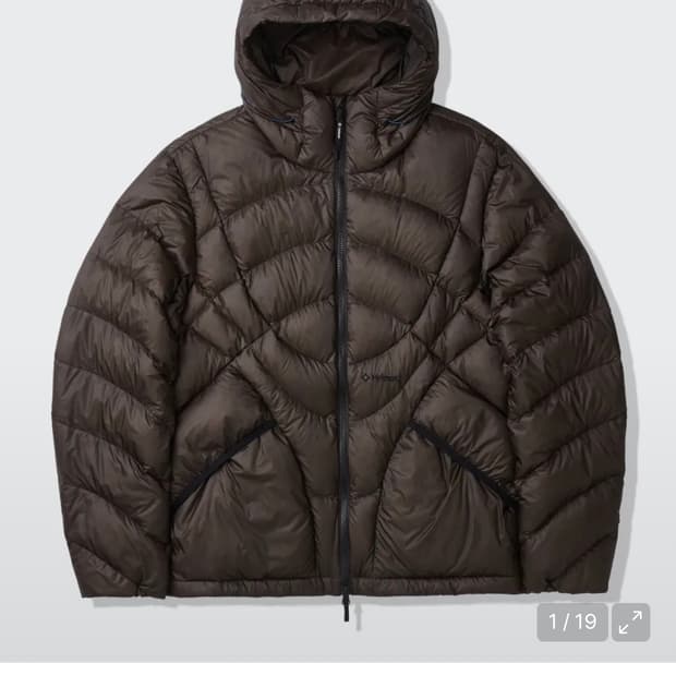 헬리녹스 이클립스 팩다운 패딩 다크브라운  xl