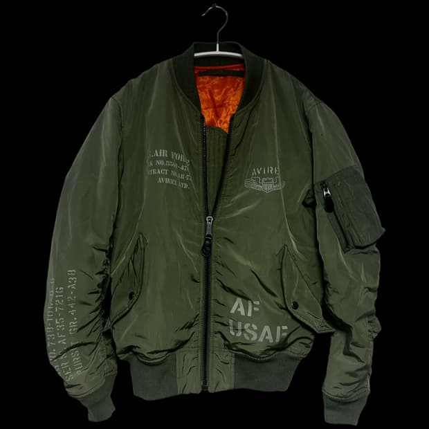 아비렉스 ma-1플라이트 봄버 자켓