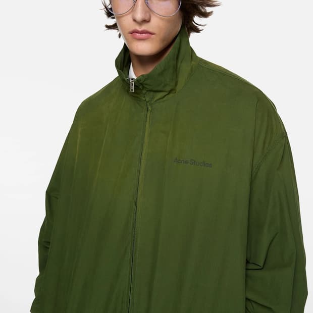 아크네 워시드 로고 자켓