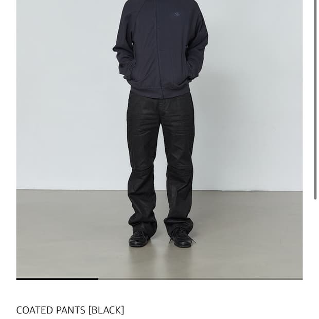 Sansangear COATED PANTS [BLACK] 4