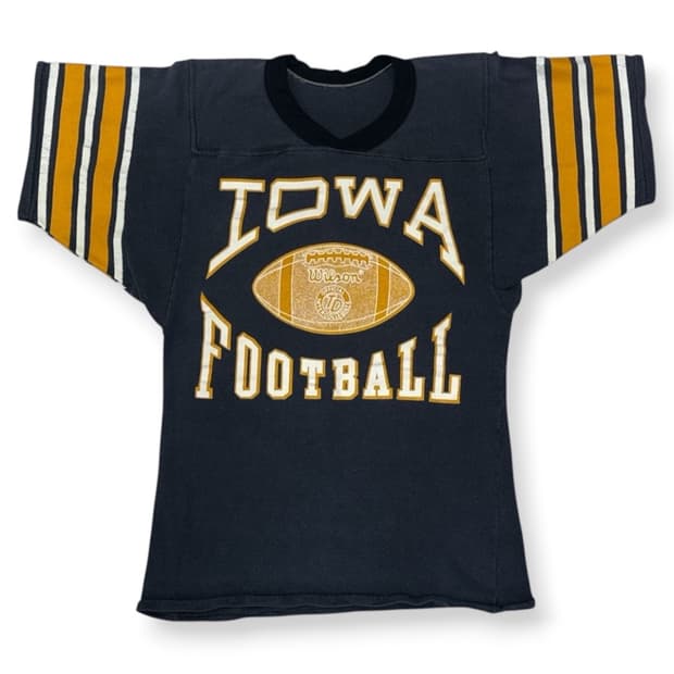 80s 아이오와대 풋볼 저지 티셔츠