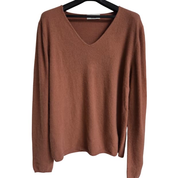 SUPER CASHMERE의 브이넥 니트- 100% 캐시미어