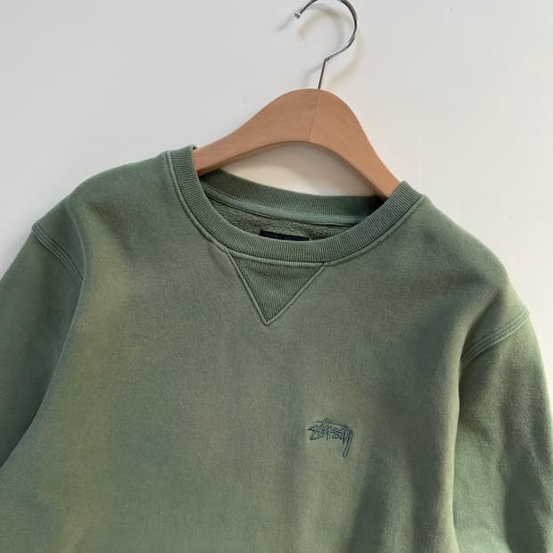 Stussy 스투시 스탁자수로고 맨투맨