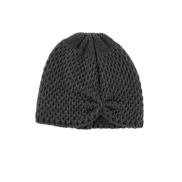 COYSEIO 코이세이오 리본 비니 차콜