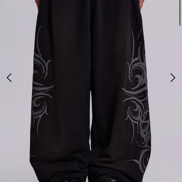 제이디드런던 스웻팬츠 black baggy blade joggers