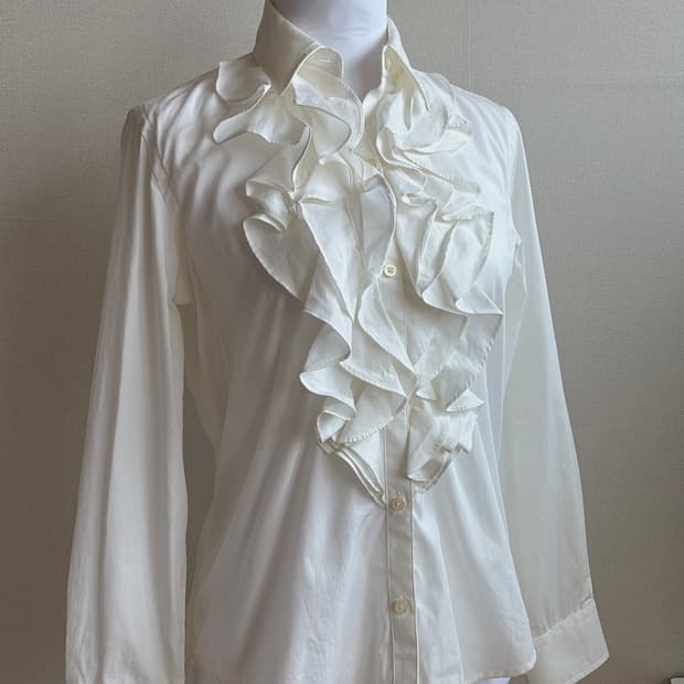 Lauren By Ralph Lauren 블라썸 프릴 셔츠