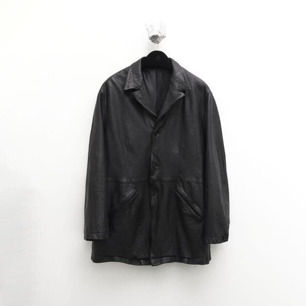 (s) 유스[YOUTH] 워시드 레더 자켓