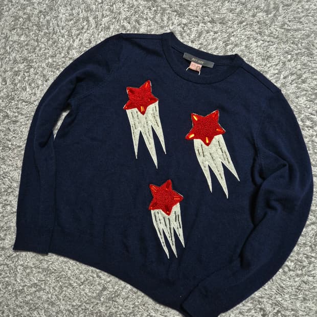 쥬시쥬디네이비니트 여성니트