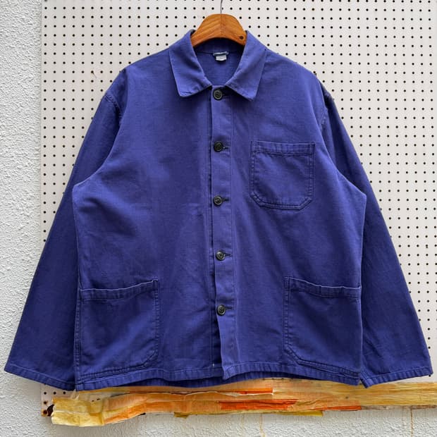 1970s FADED PURPLE BLUE 빈티지 프렌치워크자켓