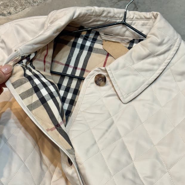 버버리누빔점퍼