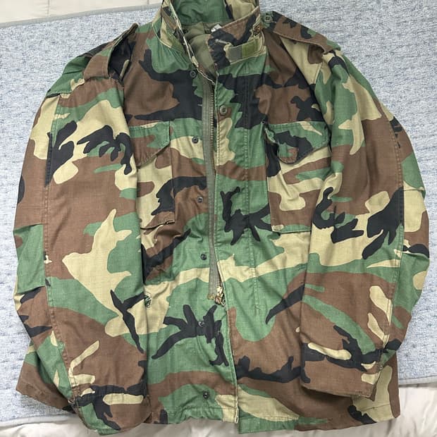 Made in USA 알파 인더스트리 우드랜드 M-65