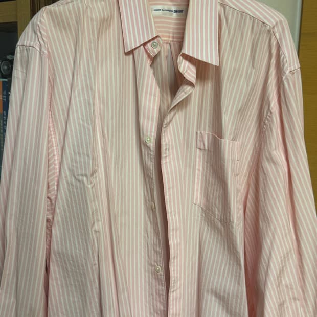 베트멍 꼼데가르송 핑크 셔츠