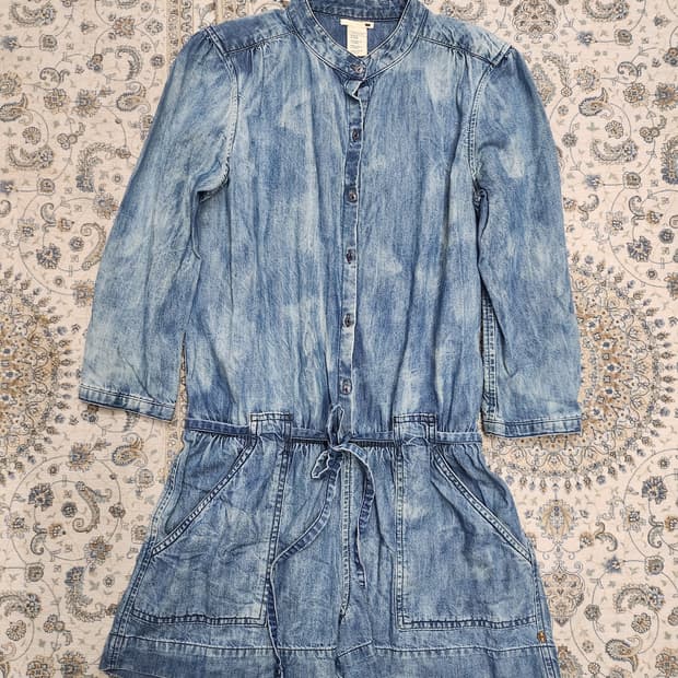 리바이스 데님점프수트 XS (밴드형 허리) (55까지)