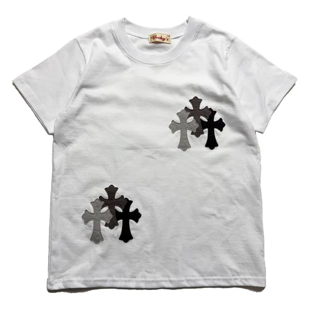 새상품 여자 라운드넥 반팔티 (화이트)