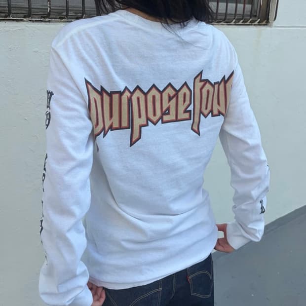 Justin Bieber purpose tour staff L/S