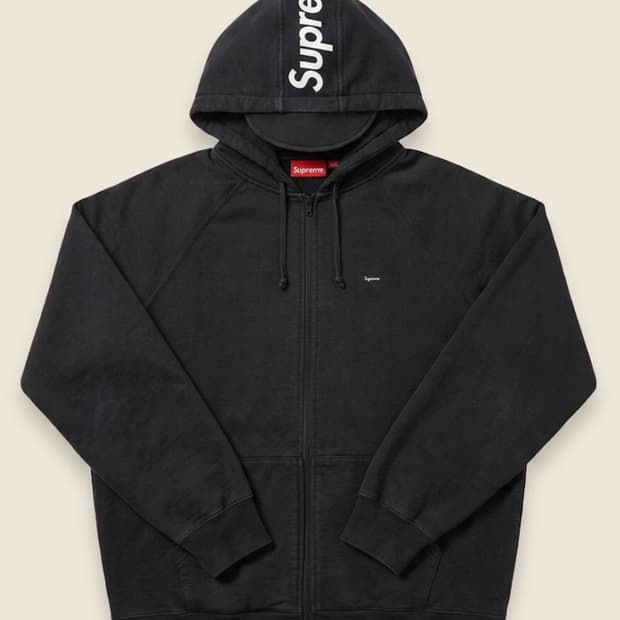 슈프림 브림 후드집업 블랙 XL