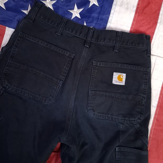 오리지날 칼하트 싱글니 카펜터 워크 팬츠