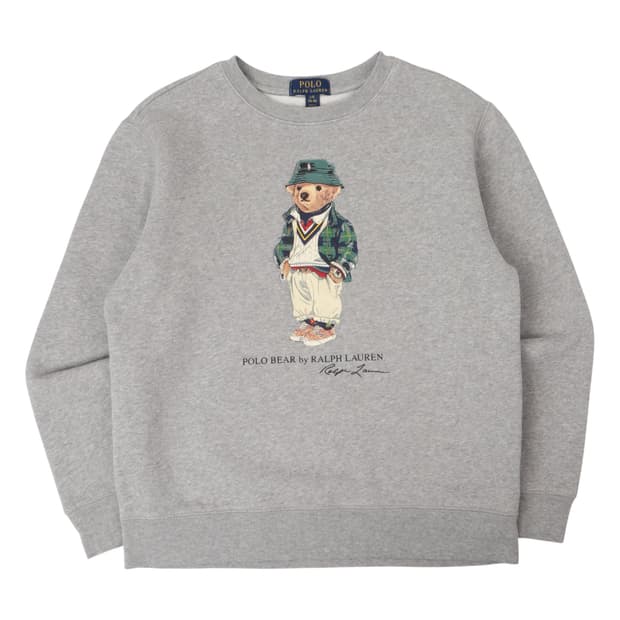 폴로 랄프로렌 그레이 폴로베어 스웻셔츠