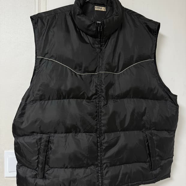 KANSAI JEANS 오버핏 푸퍼 패딩베스트