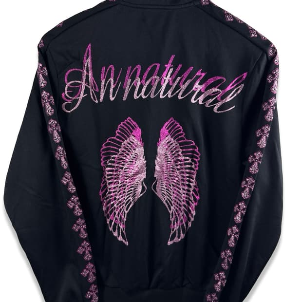 JPN 갸루 펑크 글리터 날개 져지2377