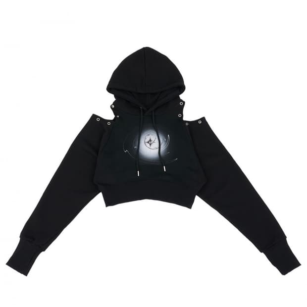 로즈애플 스튜디오 아일릿 크롭 후디