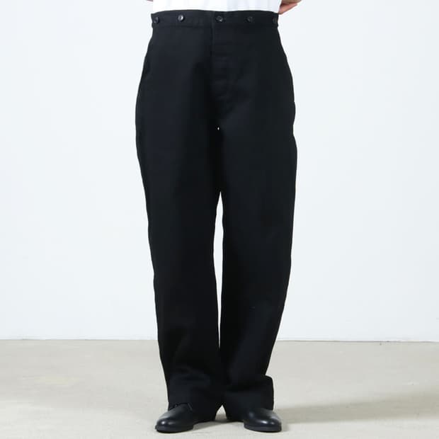 [2] COMOLI 코모리 26SS 블랙 데님 오버 팬츠