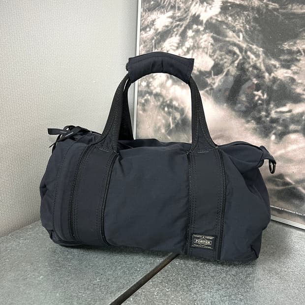 PORTER-2WAY BOSTON BAG (Black)