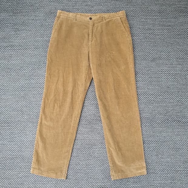 무신사 골덴 스판 면바지 남자36