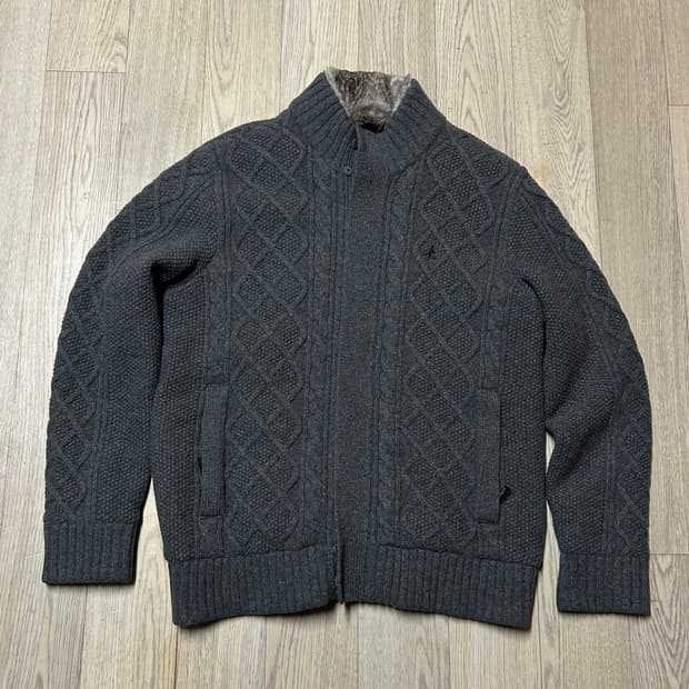 빈폴 집업 가디건 105