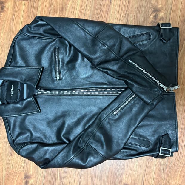 [L]도프제이슨 램스킨 레더자켓