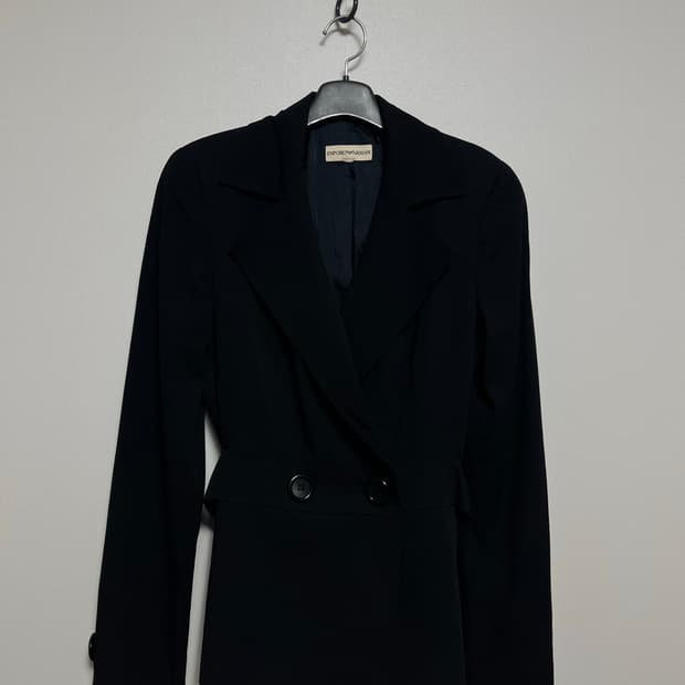 엠포리오 아르마니 블랙 여성 자켓