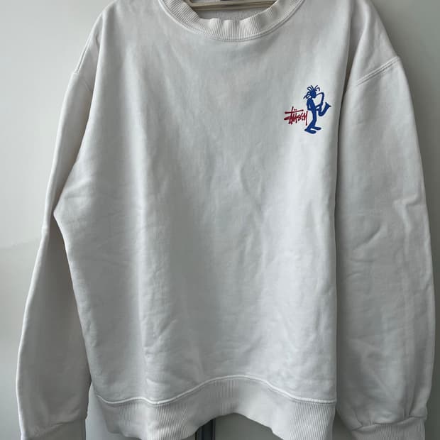[L] 스투시(Stussy) 90s 재즈맨 스웻셔츠 (Made in US