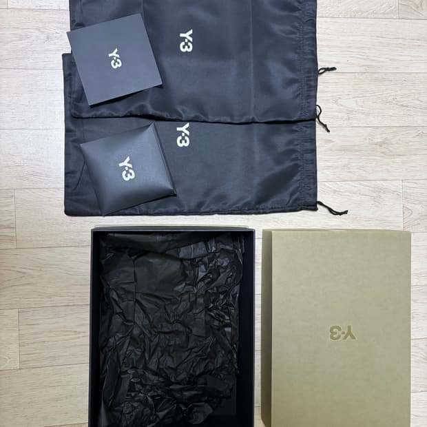 Y-3 신발 박스 더스트백 세트