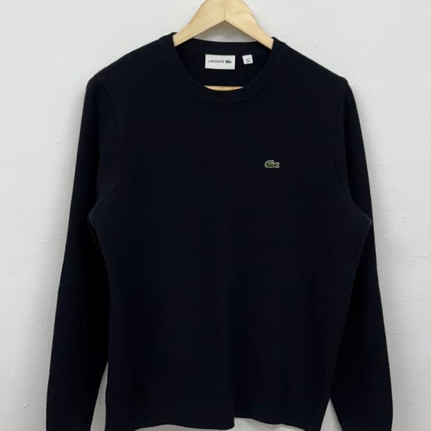 [M] 라코스테 네이비 울 니트 스웨터